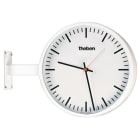 THEBEN - KNX Wanduhr OSIRIA 242SR-EIB mit Strichziffern, weißes Metallgehäuse
