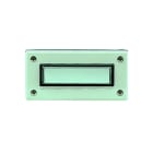 GROTHE - AP-Etagenplatte weiß, 1 Taste beleuchtbar, max.12V, (Typ ETA 631 WS)