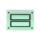 GROTHE - AP-Etagenplatte weiß, 2 Taster beleuchtbar, max.12V, (Typ ETA 632 WS)