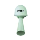GROTHE - Hupe weiß m.Trichter, 24V/0,6A 105dB/A IP54, (Typ HUPE 640 24V AC)