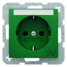 BERKER - S.1/B.x SSD mit Schriftleiste und Aufdruck SV grün matt