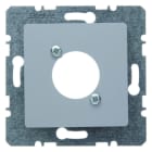 BERKER - B.x/K.x Zentralplatte f.XLR-Rund- steckverbinder D-Serie, alu matt