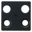 BERKER - B.x/K.x Zentralplatte f.Antennen- SSTD.m.2 zusätzl.Sat.Ausgängen,Anthrazit
