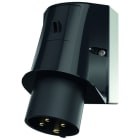 MENNEKES - CEE-Wandgerätestecker 16A 4p 500V 7h IP44