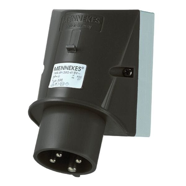 MENNEKES - CEE-Wandgerätestecker 16A 4p 500V 7h IP44