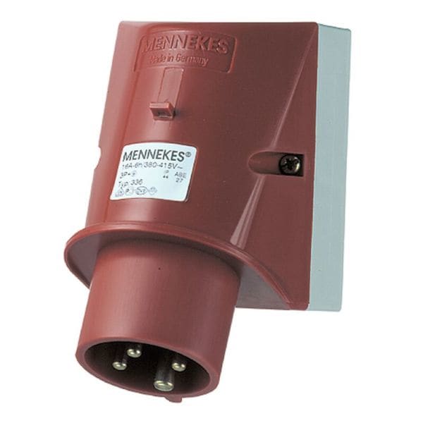 MENNEKES - CEE-Wandgerätestecker 32A 4p 400V 6h IP44