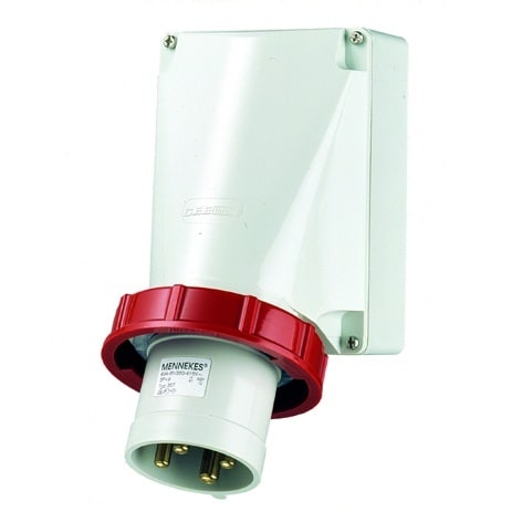 MENNEKES - CEE-Wandgerätestecker 125A 4p 400V 6h IP67