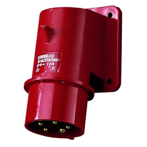 MENNEKES - CEE-Aufbaugerätestecker 16A 5p 400V 6h IP44