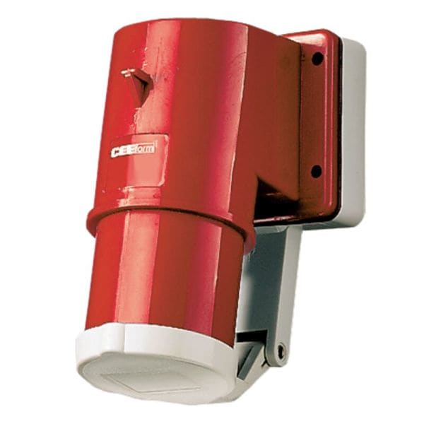 MENNEKES - CEE-Aufbaugerätestecker 32A 4p 400V 6h IP44 m.Klappdeckel