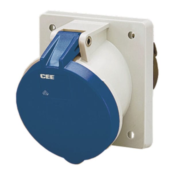 MENNEKES - Cee-Anbausteckdose 63A 3P 230V 6H IP44