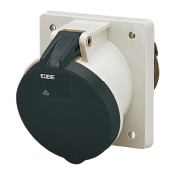 MENNEKES - Cee-Anbausteckdose 63A 4P 500V 7H IP44
