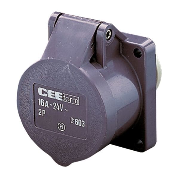 MENNEKES - Cee-Anbausteckdose 16A 2P 20-25V IP44 50-60Hz
