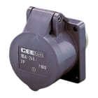 MENNEKES - Cee-Anbausteckdose 16A 2P 20-25V IP44 50-60Hz
