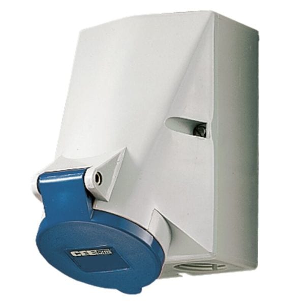 MENNEKES - Cee-Wandsteckdose Hw/Vn 32A 7P 230V 9H IP44