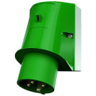 MENNEKES - CEE-Wandgerätestecker 16A 4p 50-500V 10h IP44 100-300Hz
