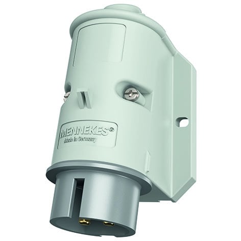 MENNEKES - CEE-Wandgerätestecker 16A 3p 40-50V 12h IP44