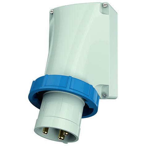 MENNEKES - CEE-Wandgerätestecker 63A 3p 230V 6h IP67