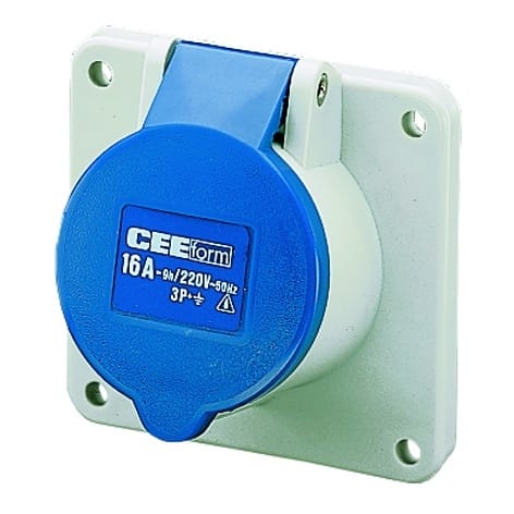 MENNEKES - Cee-Anbausteckdose 16A 4P 230V 9H IP44