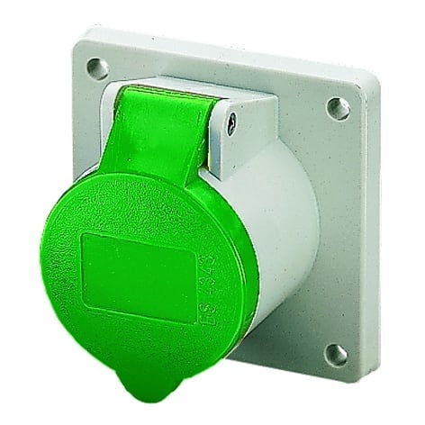 MENNEKES - Cee-Anbausteckdose 16A 4P 50-500V 10H IP44 100-300Hz