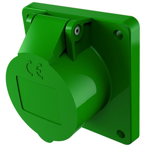 MENNEKES - Cee-Anbausteckdose 32A 3P 20-50V 4H IP44 100-200Hz