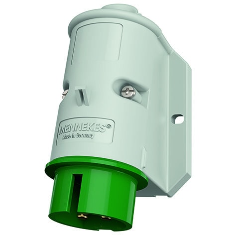 MENNEKES - CEE-Wandgerätestecke 32A 3p 20-50V 4h IP44 100-200Hz