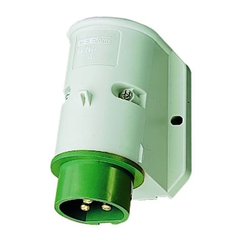 MENNEKES - CEE-Wandgerätestecke 32A 3p 20-50V 4h IP44 100-200Hz