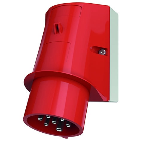 MENNEKES - CEE-Wandgerätestecker HW/VN 16A 7p 400V 6h IP44