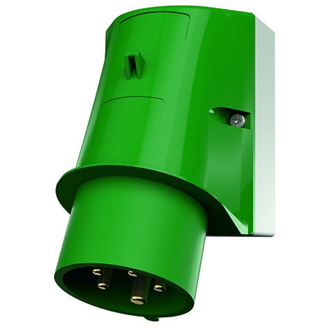 MENNEKES - CEE-Wandgerätestecker 16A 5p >50-500V 2h IP44 >300-500Hz