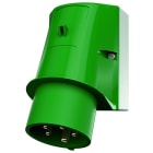 MENNEKES - CEE-Wandgerätestecker 16A 5p >50-500V 2h IP44 >300-500Hz