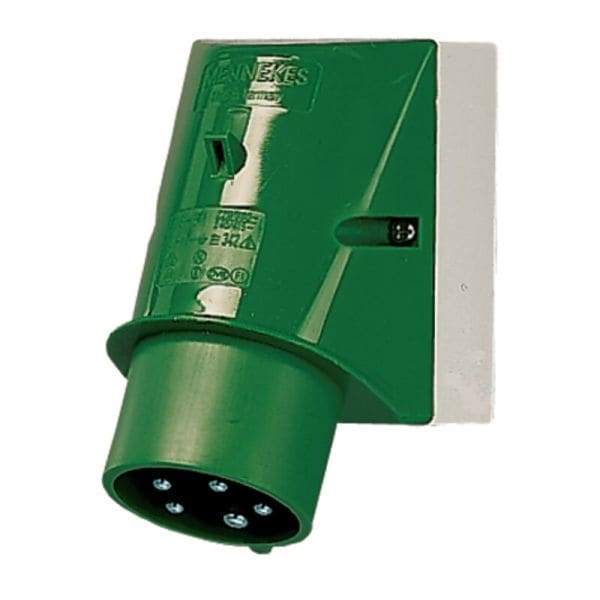 MENNEKES - CEE-Wandgerätestecker 16A 5p 50-500V 10h IP44 100-300Hz