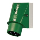 MENNEKES - CEE-Wandgerätestecker 16A 5p 50-500V 10h IP44 100-300Hz