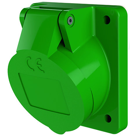MENNEKES - Cee-Anbausteckdose 32A 3P 20-50V 4H IP44 100-200Hz