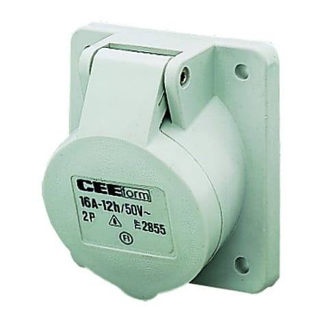 MENNEKES - Cee-Anbausteckdose 16A 2P 40-50V 12H IP44 50-60Hz