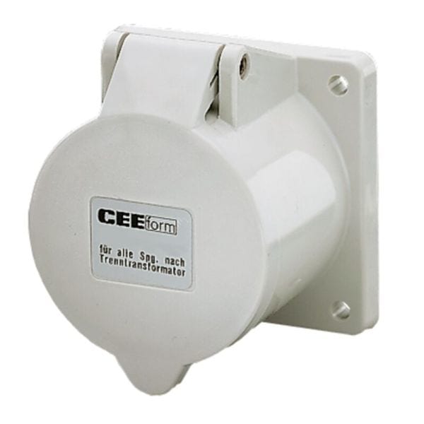 MENNEKES - Cee-Anbausteckdose 16A 3P 12H IP44 nach Trenntrafo