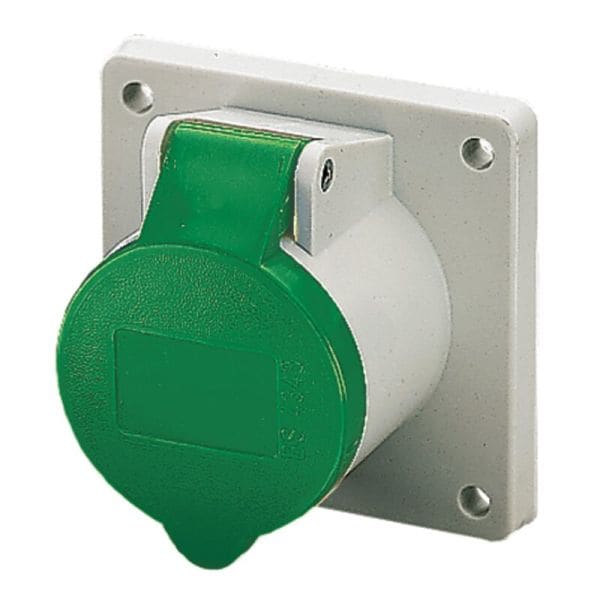 MENNEKES - Cee-Anbausteckdose 16A 5P 50-500V 10H IP44 100-300Hz