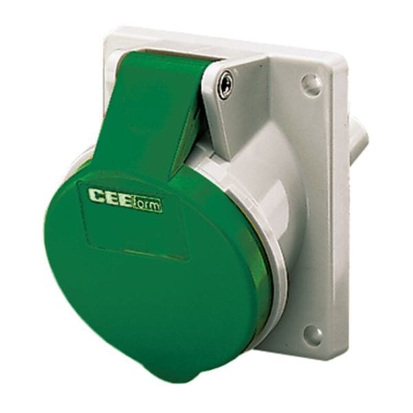 MENNEKES - Cee-Anbausteckdose 32A 5P 50-500V 10H IP44 100-300Hz