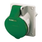 MENNEKES - Cee-Anbausteckdose 32A 5P 50-500V 10H IP44 100-300Hz