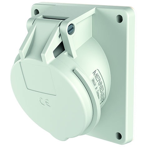 MENNEKES - Cee-Anbausteckdose 16A 4P 12H IP44 nach Trenntrafo