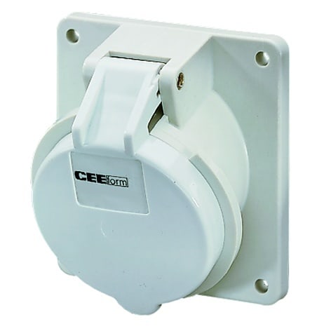MENNEKES - Cee-Anbausteckdose 16A 4P 12H IP44 nach Trenntrafo
