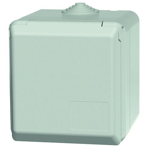MENNEKES - Ap Cee-Wandsteckdose Cepex 16A 5P 400V 6H IP44 Lichtgrau
