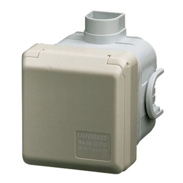 MENNEKES - Up Cee-Wandsteckdose Cepex 32A 3P 230V 6H IP44 Perlweiß