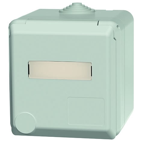 MENNEKES - AP CEE-Wandsteckdose Cepex 16A 5p 400V 6h IP44 lichtgrau +Beschr.