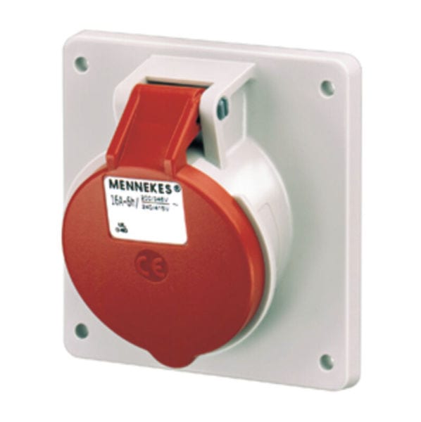 MENNEKES - Cee-Anbausteckdose 63A 5P 400V 6H IP44