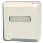 MENNEKES - Anbau CEE-Wandsteckd. Cepex 16A 4p 400V 6h IP44 perlweiß m.Beschr.