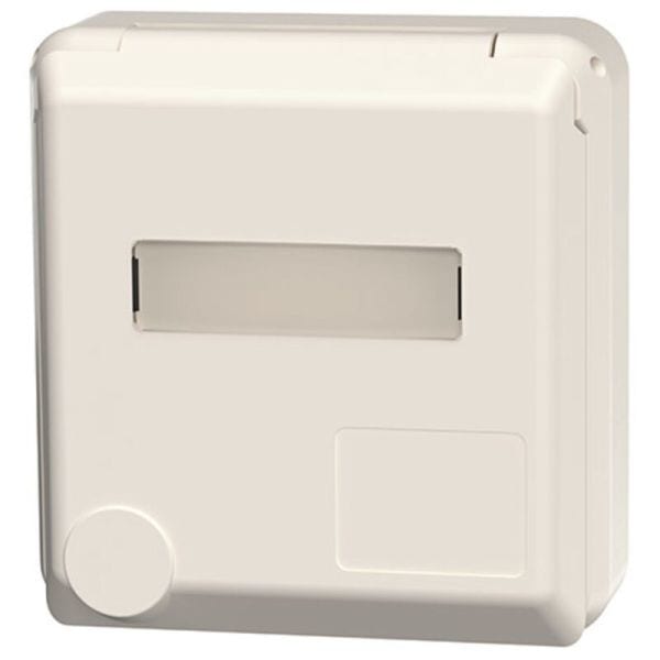 MENNEKES - Anbau CEE-Wandsteckdose Cepex 16A 5p 400V 6h IP44 perlweiß m.Beschr.