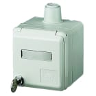 MENNEKES - Ap Cee-Wandsteckdose Cepex 16A 4P 400V 6H IP44 Lichtgrau