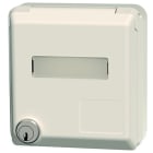 MENNEKES - Anbau CEE-Wandsteckd. Cepex 16A 3p 230V 6h IP44 perlweiß Schloss+Bes
