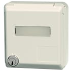 MENNEKES - Anbau CEE-Wandsteckd. Cepex 32A 5p 400V 6h IP44 perlweiß Schloss+Bes
