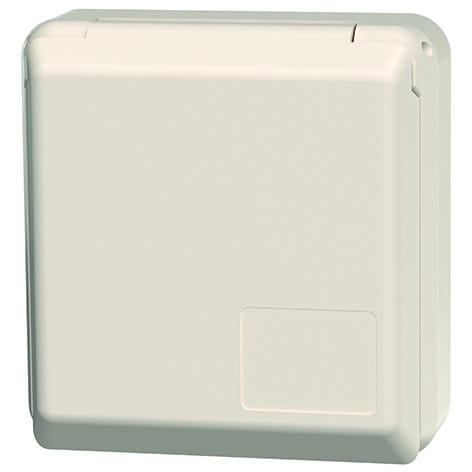 MENNEKES - Anbau Schuko-Wandsteckd. Cepex 16A 2P+E 230V IP44 Perlweiß