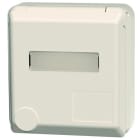 MENNEKES - Anbau Schuko-Wandsteckd. Cepex 16A 2p+E 230V IP44 perlweiß m.Beschr.